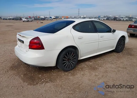 2004 Pontiac Grand Prix Gt1 z USA, uszkodzony, nr VIN 2G2WP522941309627